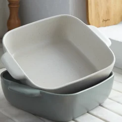 Pacifica Collection Square Baker 12" in Vanilla