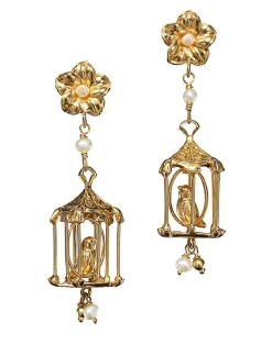 Pagoda Earring in Gold