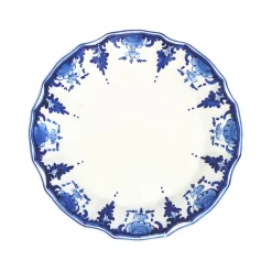 Palmetta Dessert Plates in Blue, Set of 6