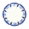 Palmetta Dinner Plates in Blue, Set of 6