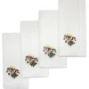 Pansy Dinner Napkins, Set of 4