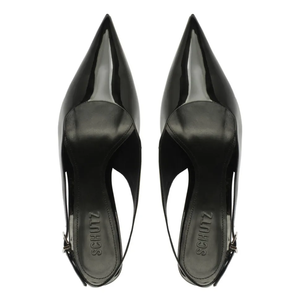 Paola Patent Pump in Black