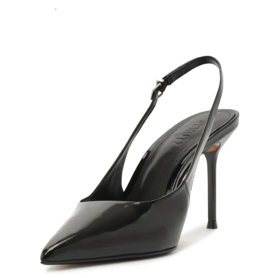 Paola Patent Pump in Black