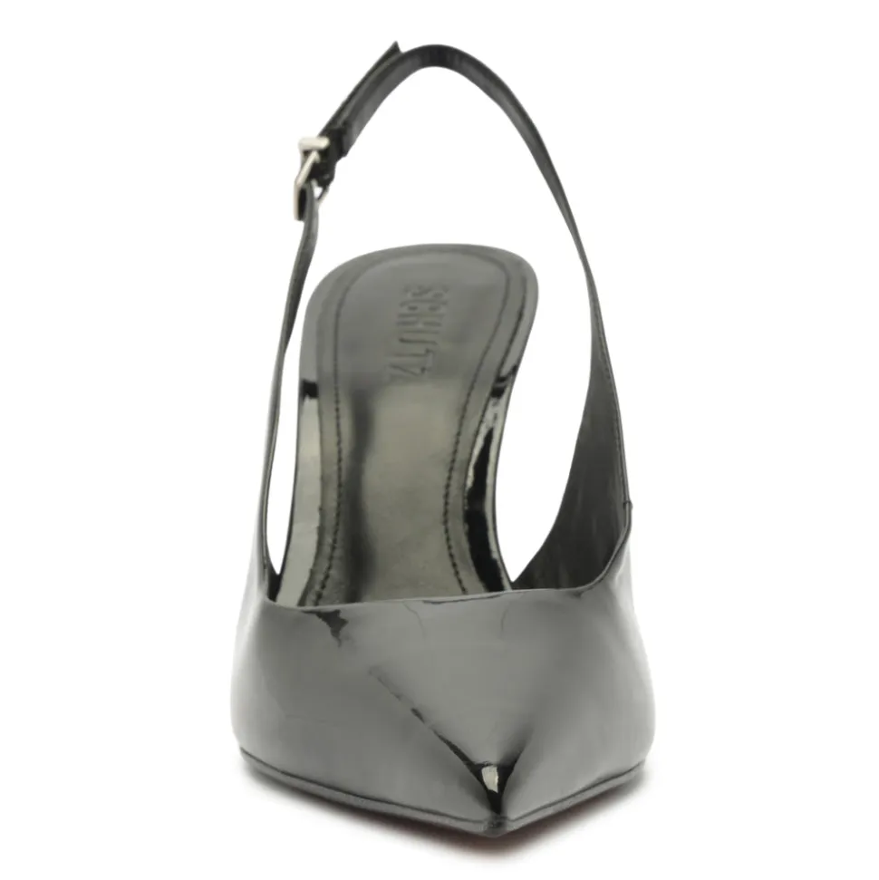 Paola Patent Pump in Black