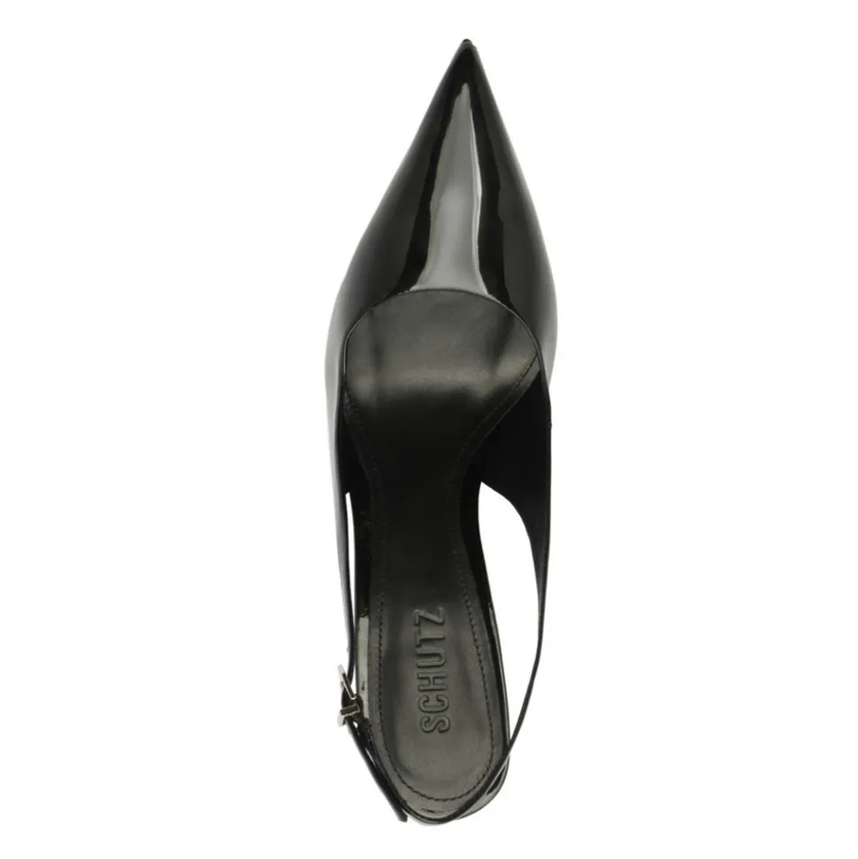 Paola Patent Pump in Black