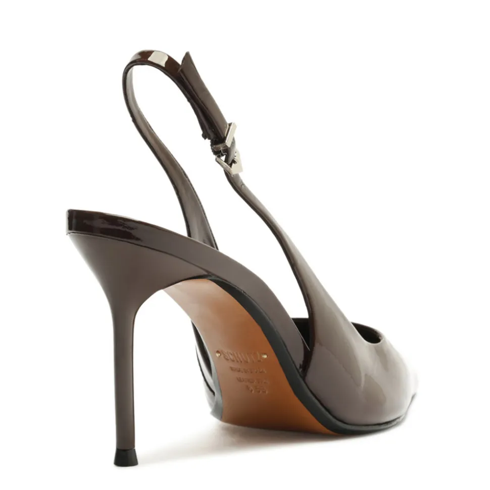 Paola Patent Pump in Root Brown