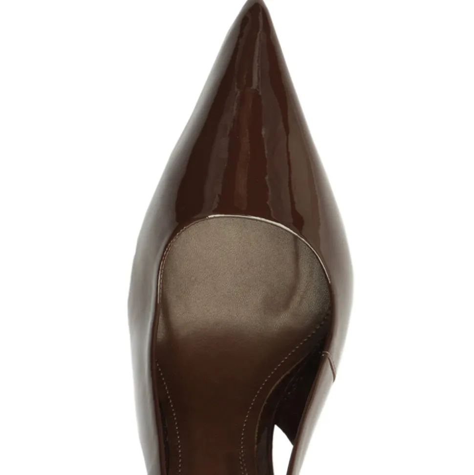 Paola Patent Pump in Root Brown