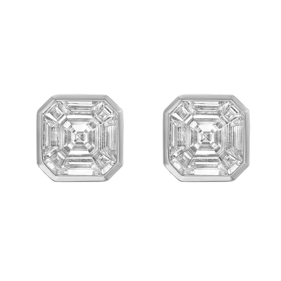 Paradis Diamond Stud Earrings