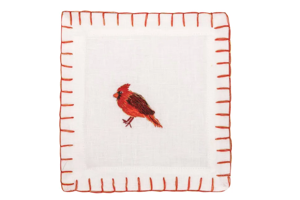 Parakeet Cocktail Napkin, Set of 4