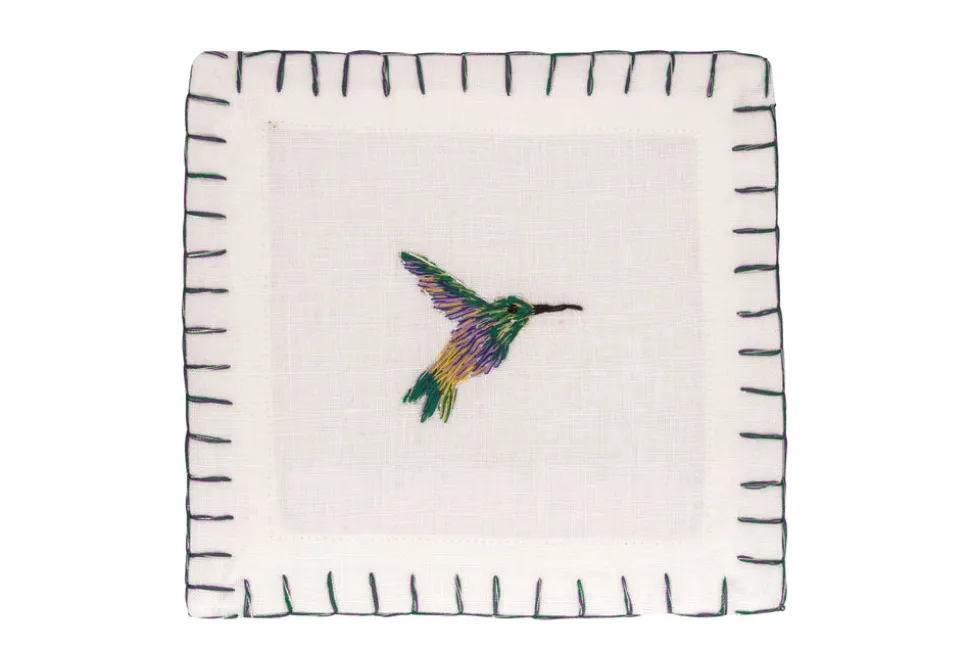 Parakeet Cocktail Napkin, Set of 4