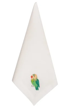 Parekeet Table Napkins, Set of 4