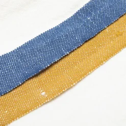 Paris Tea Towels in Blue & Mustard, Set of 2