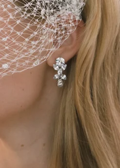 Parker Earrings in Crystal