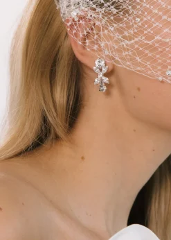 Parker Earrings in Crystal