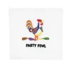 Party Fowl Cocktail Napkins, Set of 4