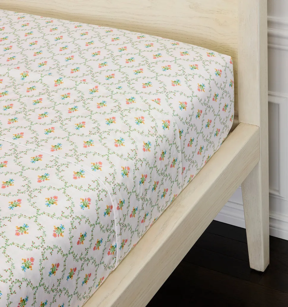 Pastel Trellis Fitted Sheet