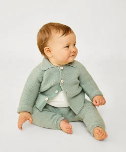 Pat Baby Jacket in Seafoam