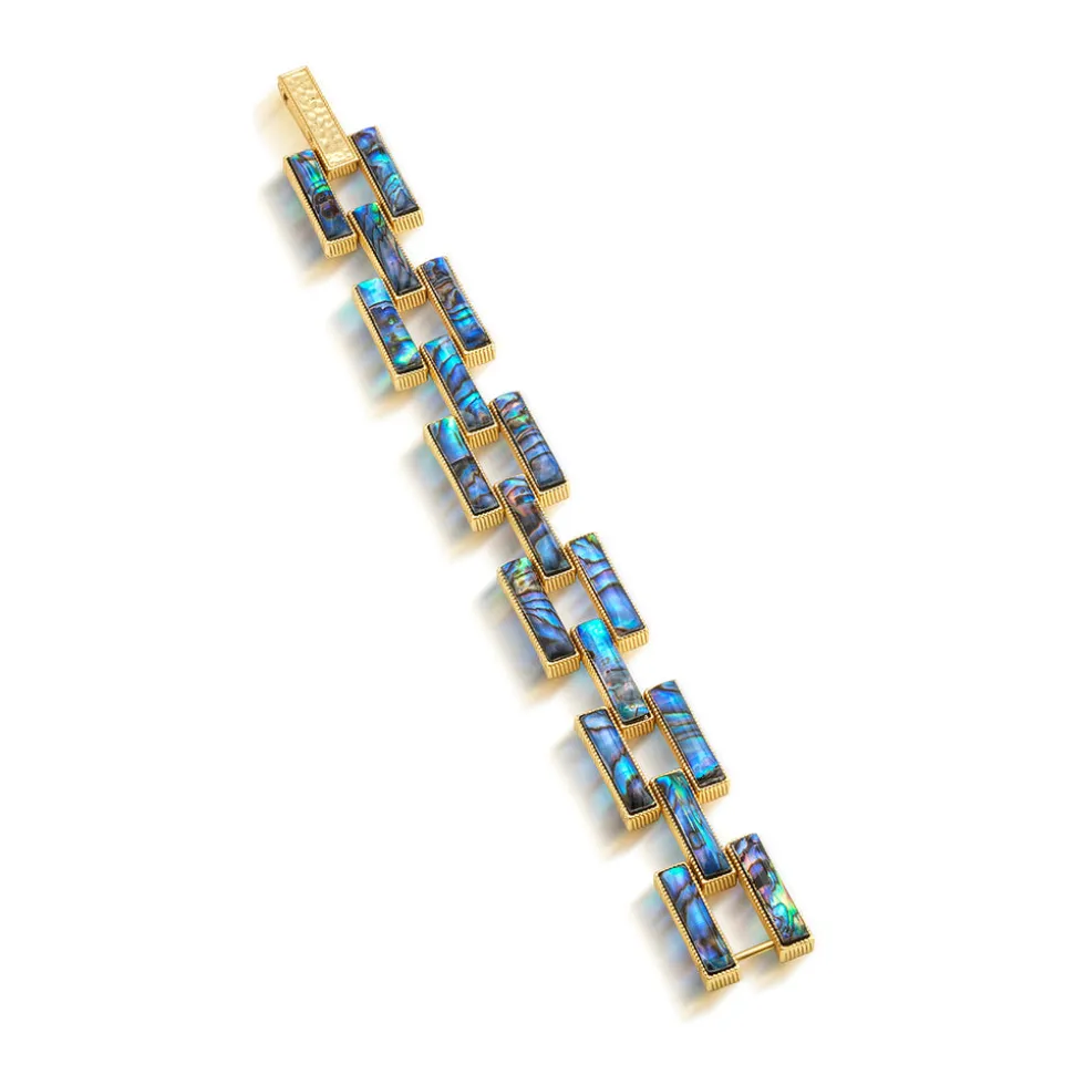 Pathway Link Bracelet in Abalone