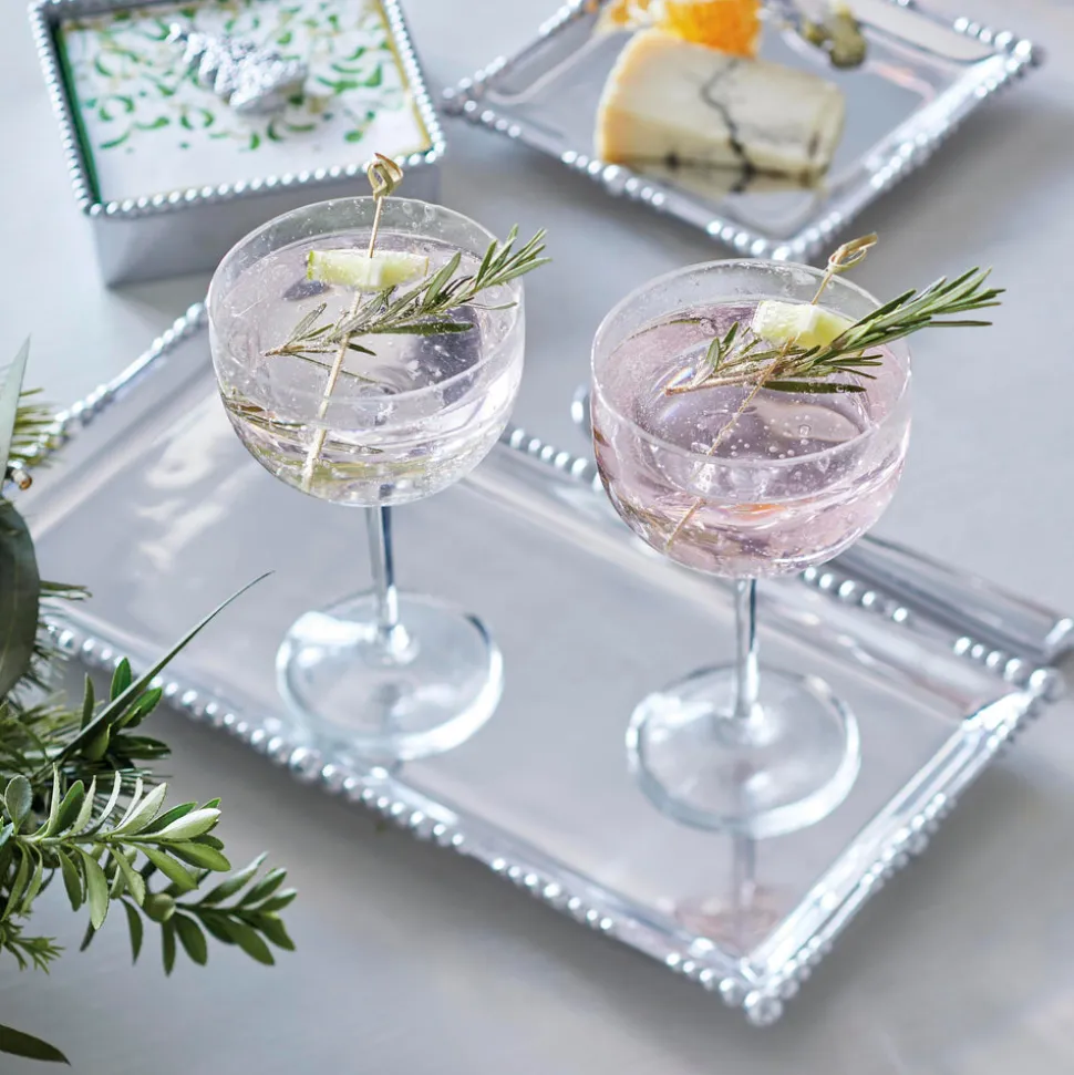 Pearl Drop Long Rectangular Tray