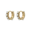Pearl Mini Hoops, Pair