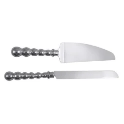 Pearled Cake Server Set