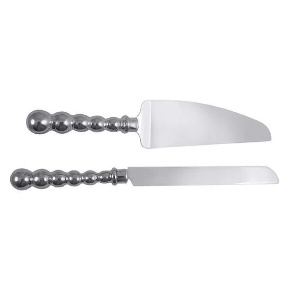 Pearled Cake Server Set
