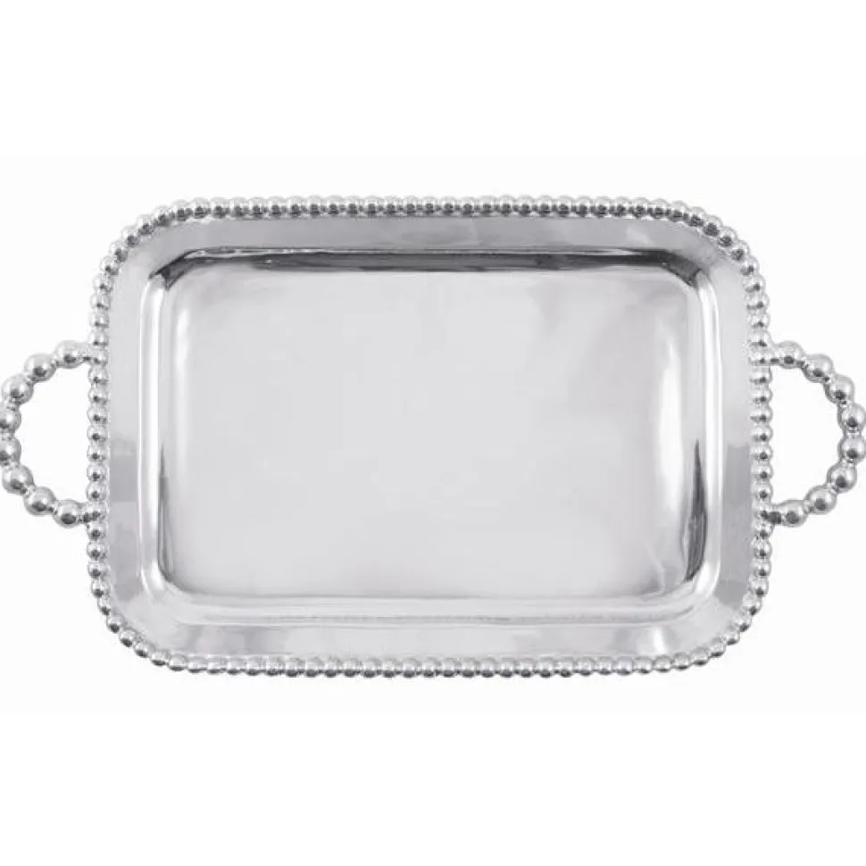 Pearled Service Tray
