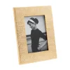 Pebble Lacquer Picture Frame in Gold
