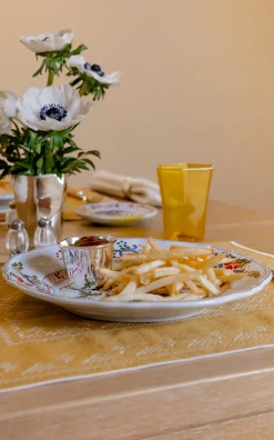 Pedralbes Placemats in Marigold, Set of 4