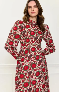Peony Bird Petworth Dress