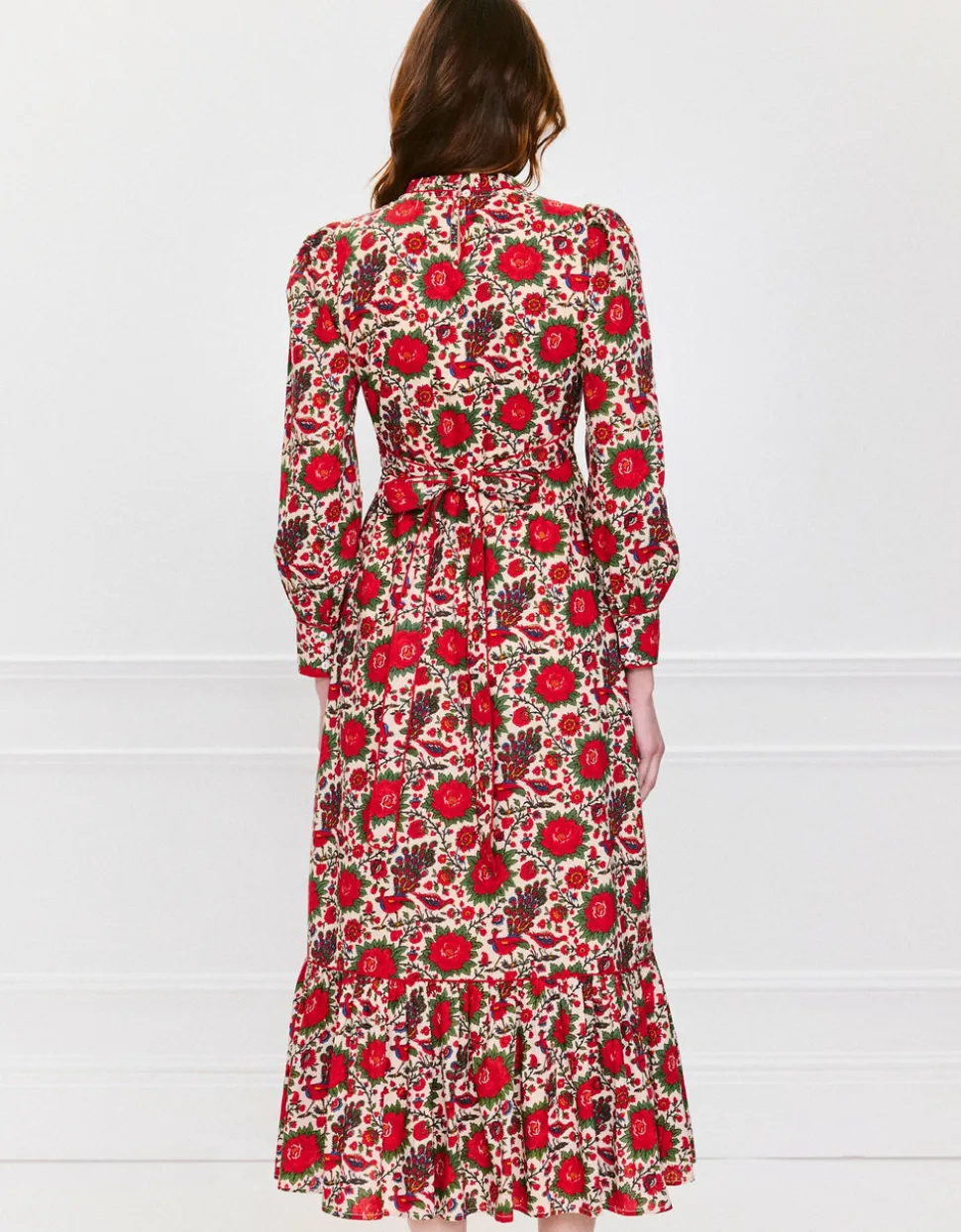 Peony Bird Petworth Dress