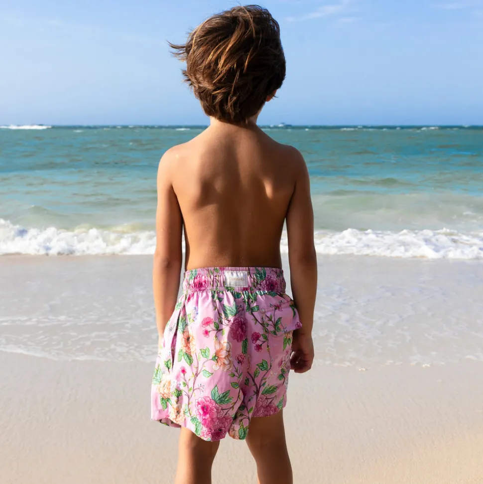 Peony Boy Swim Trunk
