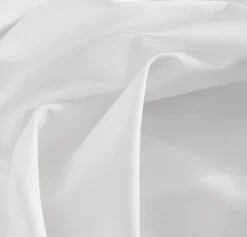 Percale Hemmed Sheet Set in White
