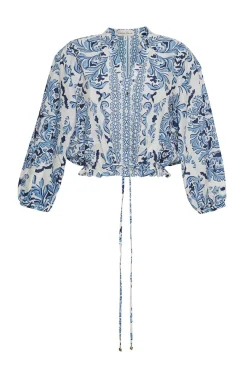 Perrin Top in Saltaire Light Blue