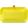 Perry Clutch in Limoncello Crushed Velvet