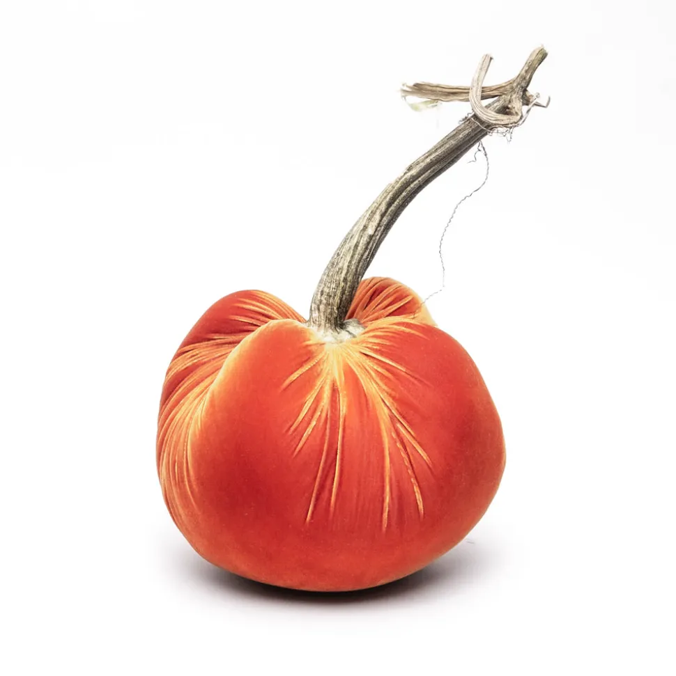 Persimmon Silk Velvet Pumpkin