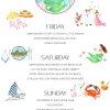 Personalized Bachelorette Itinerary Card
