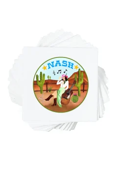 Personalized Crest Cocktail Napkins