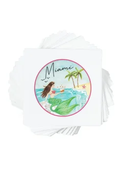 Personalized Crest Cocktail Napkins