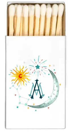 Personalized Crest Matchbox