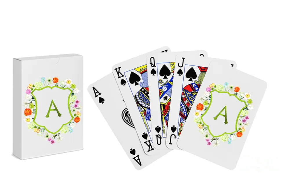 Personalized Crest Playing Cards