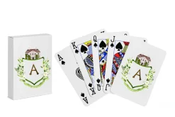 Personalized Crest Playing Cards
