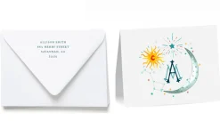 Personalized Crest Stationery Set