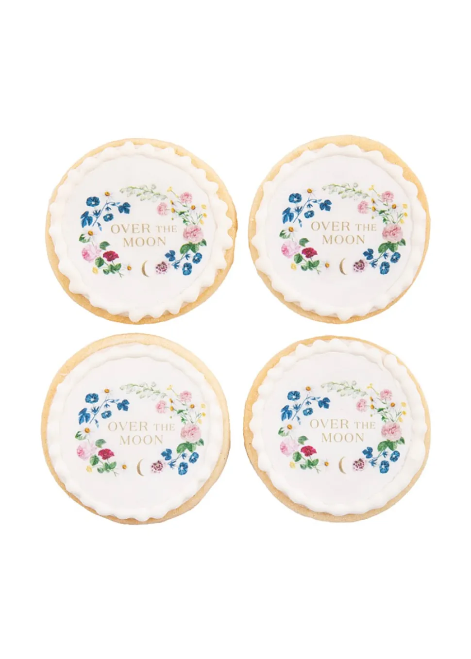 Personalized Crest Sugar Cookies, Set of 12