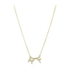 Personalized Diamond Initial Necklace
