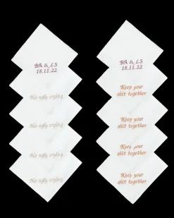 Personalized Handkerchiefs, Set of 10