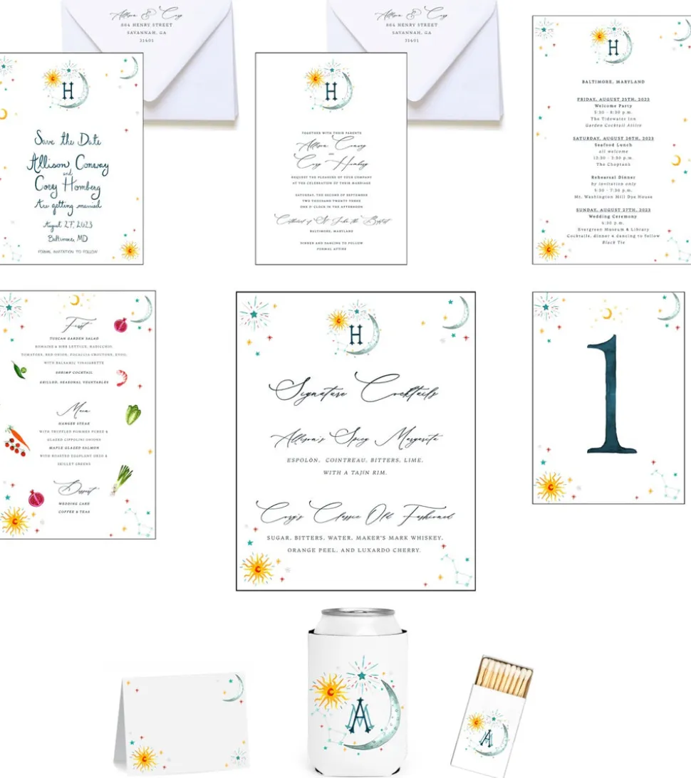 Personalized Wedding Invitation Bundle
