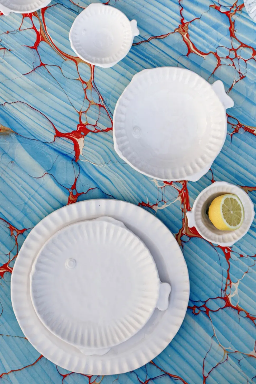 Pesce Serena Round Platter
