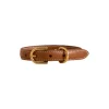 Pet Collar 15 in Vacchetta Luggage