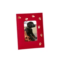 Pet Frame in Pebble Grain Leather